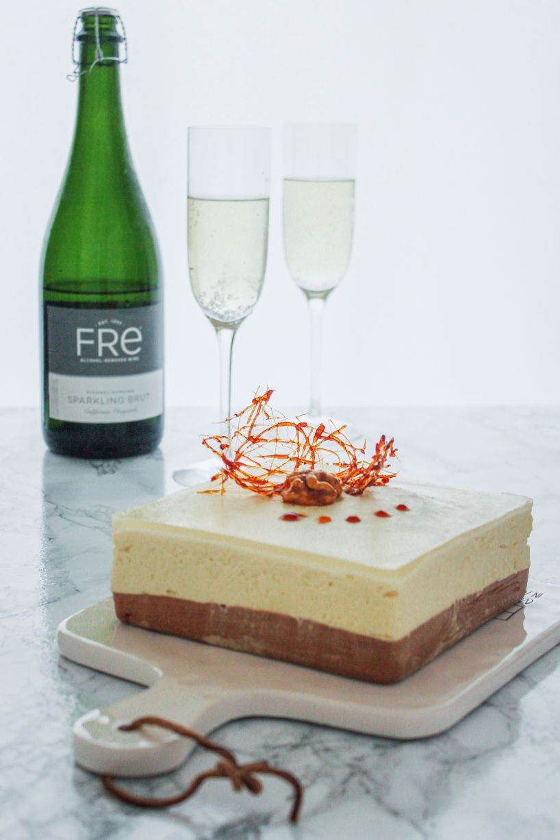 Coffee walnut tiramisu cake by Kexin